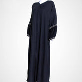 Graceful ABAYA with Half Chiffon Sleeves
