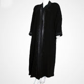 Simple Black Lace ABAYA