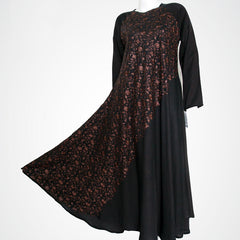 Beautiful ABAYA Dress in the Printed Fabric