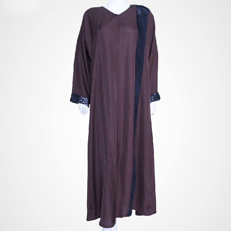 Simple pleated modern ABAYA