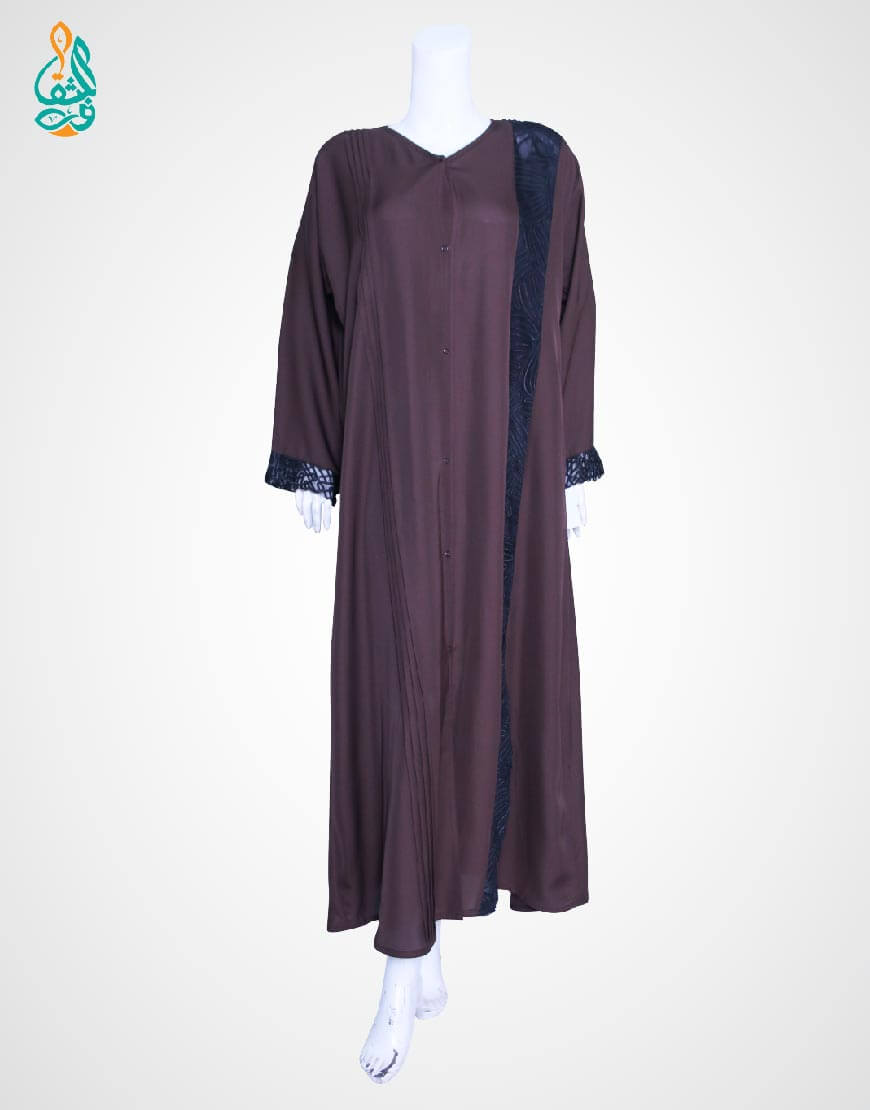 Simple pleated modern ABAYA